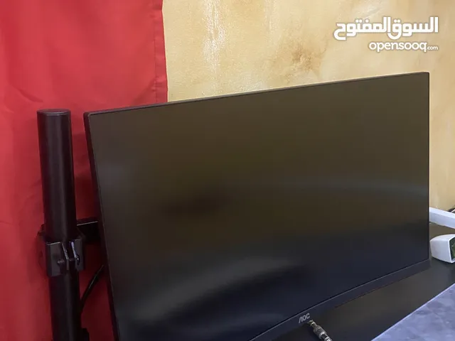 شاشه قيمنق للبيع مواصفاتها 0.1ملي استجابه 165hz من شركت AOD مع استاند شاشه تقدر تحركه في اي اتجاهات