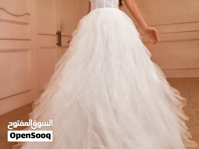 فسطان عرايس لون أبيض مميز