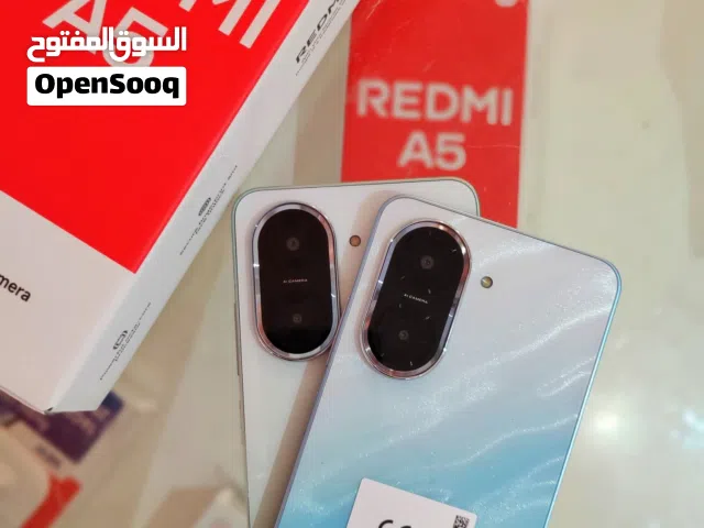 ريدمي A5 شبيه ايفون 16 يتوفر بحجمين 128 / 64 جيجا جديد مختم بضمان سنه بطاريه 5200 شاشه عملاقه 6.9