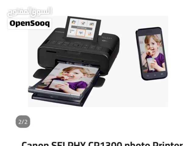 طابعة صور Canon SELPHY CP1300 – شبه جديدة (Open Box)