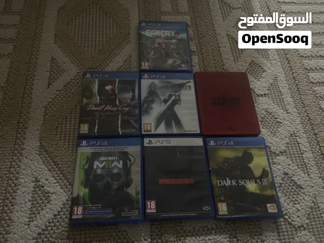 للبيع مجموعة ألعاب PS4 وPS5 بحالة ممتازة