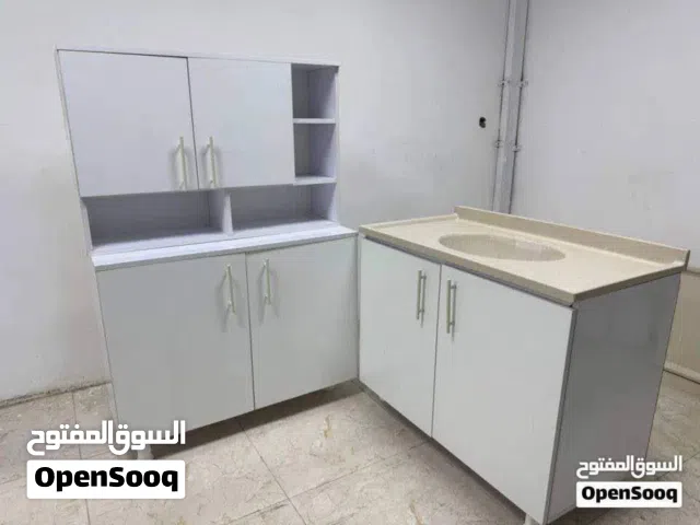 كاونتر وملحق MDF  قياس متر + سنك مرمر قياس متر