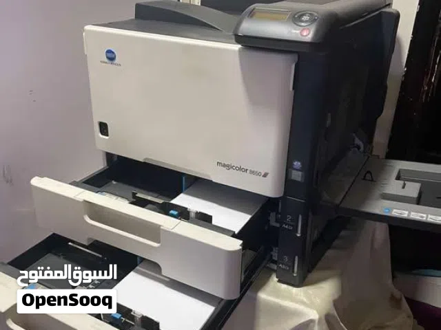 طابعه متعددهKonica Minolta magicolor 8650DN  طابعة ليزر ملونة احترافية (مكتبية/شركات)  المواصفات الك