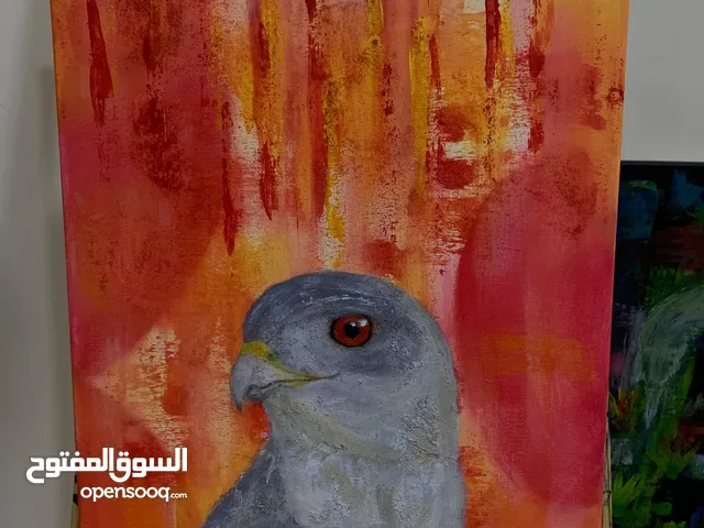لوحة الصقر الاحمر