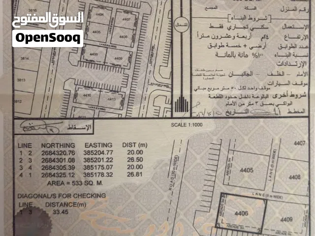 Commercial Land for Sale in Buraimi Al Buraimi