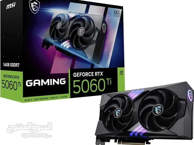 MSI Gaming RTX 5060 Ti 16G Gaming OC Graphics Card 16GB