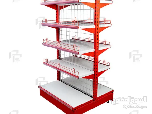 رفوف سوبرماركت مزدوجة الوجهين