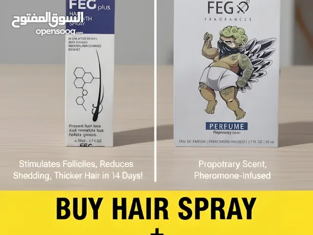 FEG+ Hair Growth Spray + FREE Perfume Free Delivery
