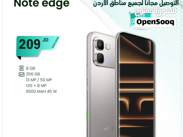 هاتف انفينكس نوت ايدج Infinix note edge بسعة 256 جيجا