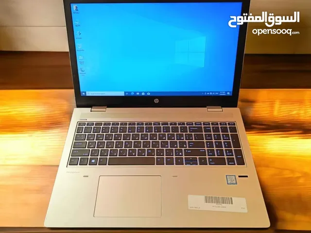 لابتوب حديث سلم HP ProBook 650 G4، كور i5 جيل ثامن، رام 8 كيكا، SSD 256، شاشة 15.6 FHD مع سيت هدايا