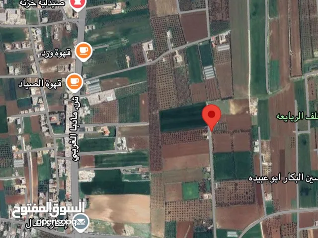 ارض للبيع مساحة 2 دنم منطقة العال والروضة