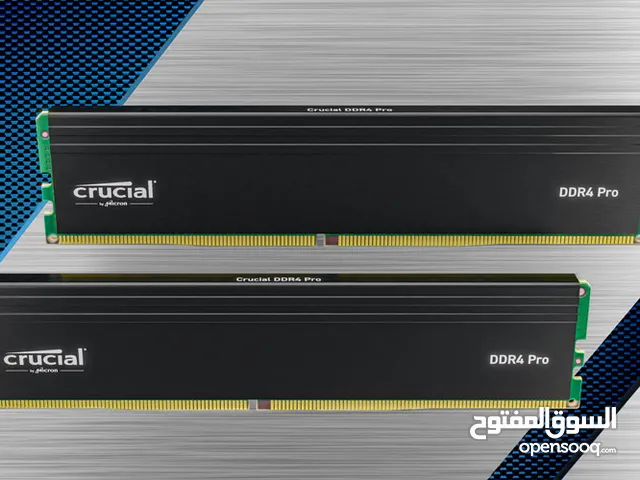 Crucial Pro 32GB Kit (2x16GB) DDR4-3200Mhz   UP to 3600Mhz