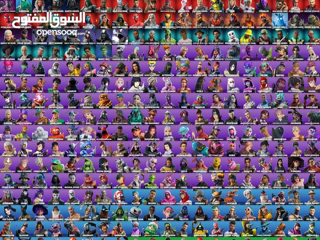 Stacked fortnite Account 550 emotes 360 skins for very cheap price!!!!