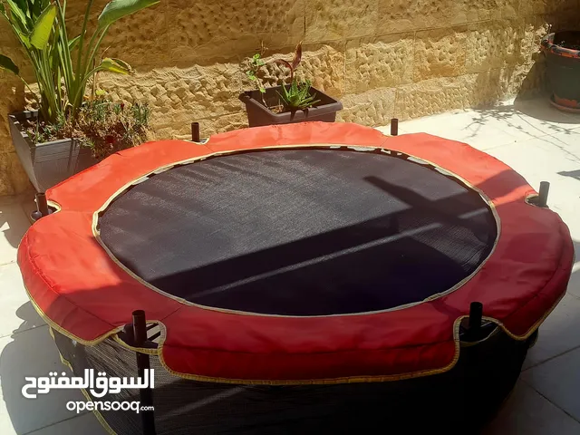 ترامبولين مع شبك حماية قطر 136سم