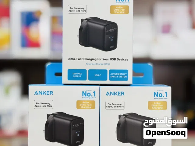 شاحن اصلي 45 واط من انكر 18 شهر ضمان ANKER ACE CHARGER 45W