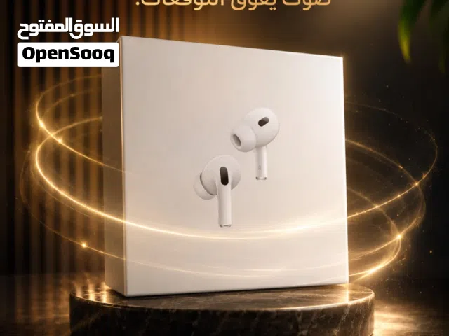 Air Pods Pro 2  وصلة شحن مجانًا  مناسبة لجميع أنواع الهواتف  جودة صوت ممتازة  تدعم الش