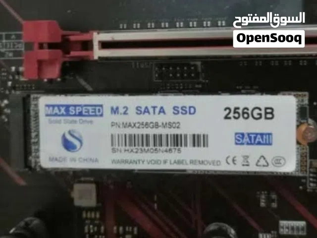 هارد ssd m.2 sata 4*3 المساحة 256gb السعر 30ااف