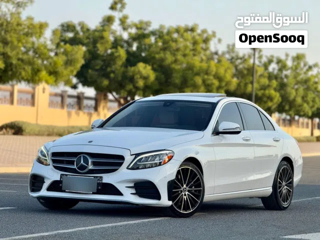 مرسيدس c300موديل 2021قمة بالنظافة amg أصل