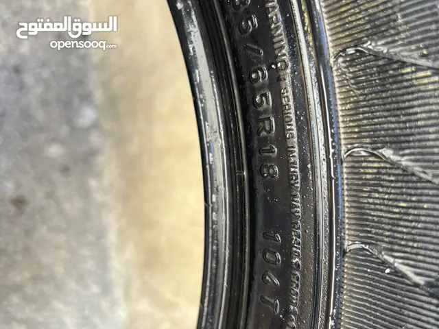 اطارات عجال سيارة دبل كابين 6 A65size 18 أطارات. 235/65/18