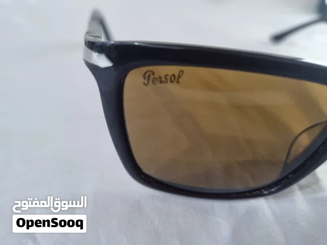 Authentic Persol PO 9137 Sunglasses - Black / Green Lenses