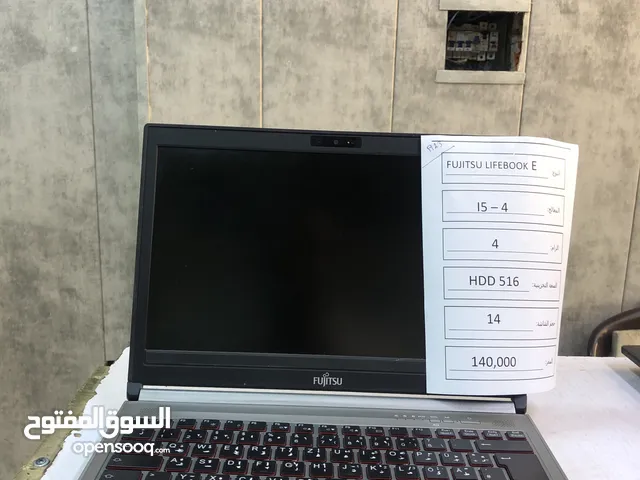 Fujitsu lifebook E مستخدم
