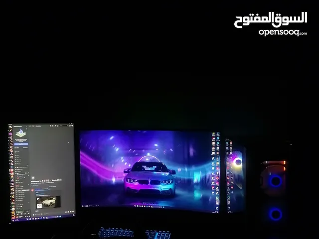 بي سي العاب قوي بكامل ملحقاته و كل قطعه كرتونها موجود