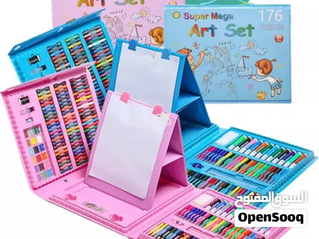 حقيبة الفن الاحترافية 208 قطعة خيارات لا تنتهي من الإبداع