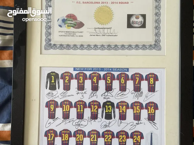 Authentic Barcelona 2013-2014 singned nike football