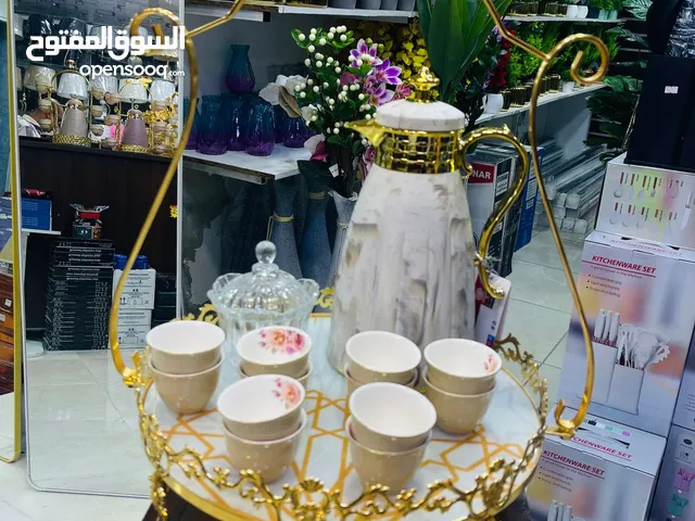 طقم دلة +12 فنجان +حمالة