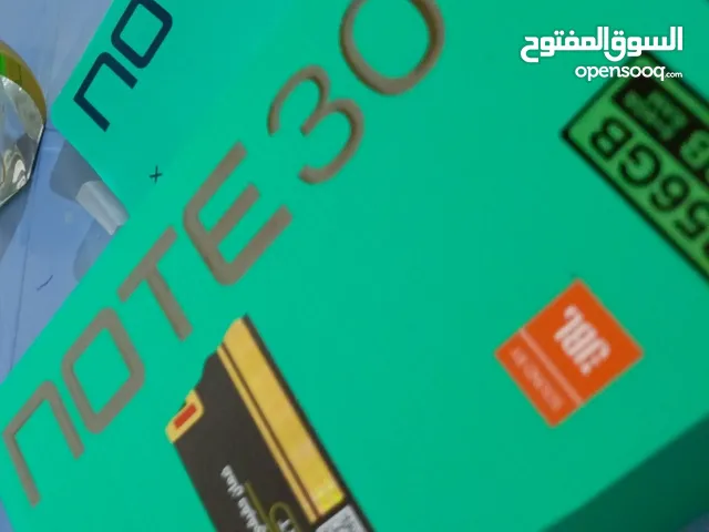 موبايل انفينكس 30 برو النسخة المحدودة بمواصفات جيّدة بدون أي كسر و لا أي خدش سلس و سريع