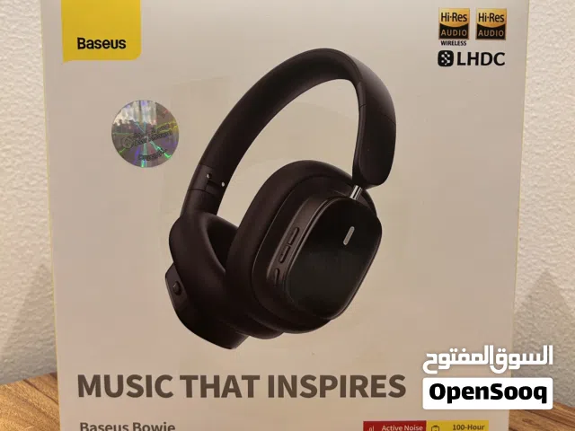 سماعات baseus مع عازل الصوت - البطارية تدوم 100 ساعة - غير مستخدم