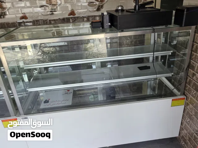 ثلاجة عرض كيك زجاجيه للكيك والحلويات عدد 2 ثلاجات