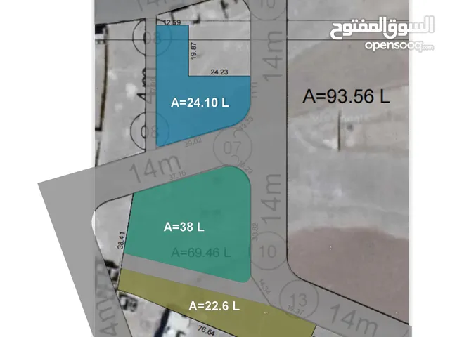 أراضي للبيع في قاع القيضي