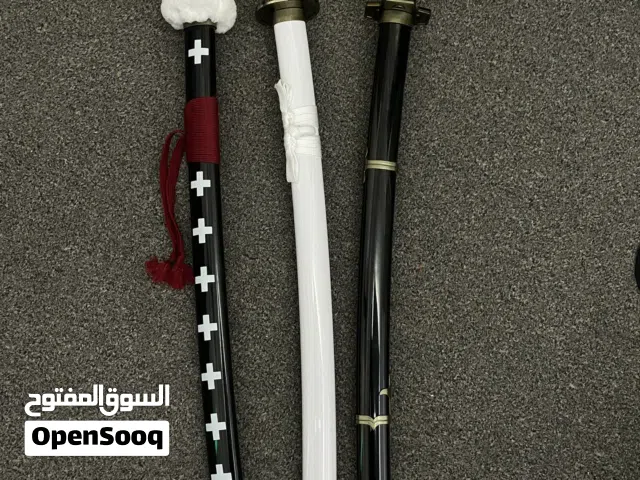 طقم سيوف كاتانا يابانية للديكور - تفاصيل خرافية قابل للتفاوض