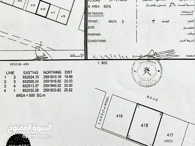 Commercial Land for Sale in Muscat Amerat