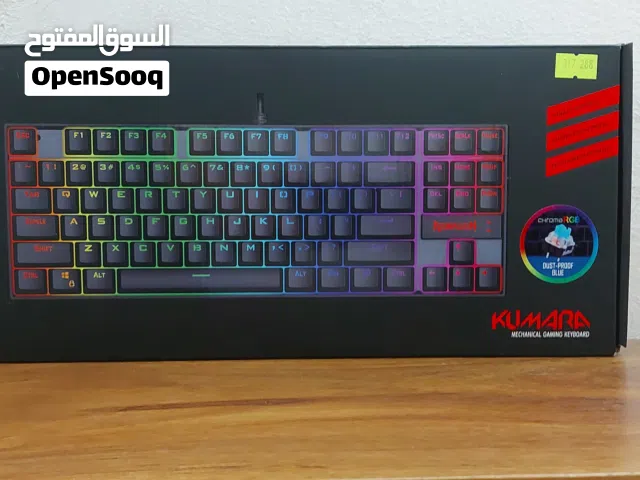 للبيع Redragon K552 Kumara Blue Switch – كيبورد ميكانيكي احترافي للألعاب والبرمجة بحالة ممتازة