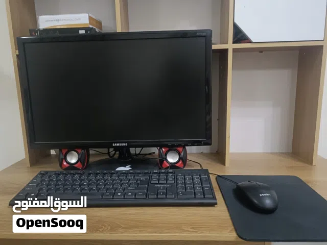 Sale For . كمبيوتر مكتبي متكامل HP بحالة ممتازة - مواصفات سريعة (Core i5 / 16GB RAM / Dual SSD