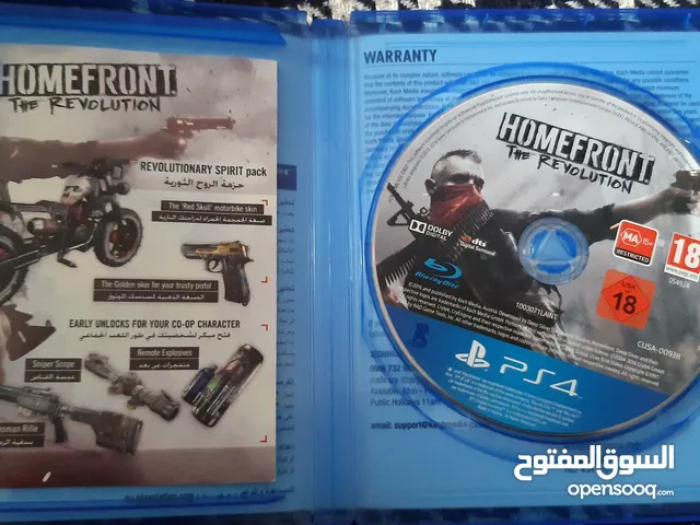 سيدي HOMEFRONT للبيع بحالة الجديد ps4