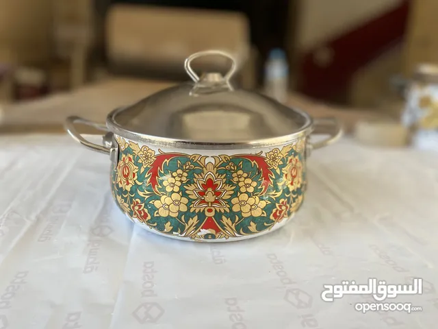 طقم تيفال منقوش يد استالس