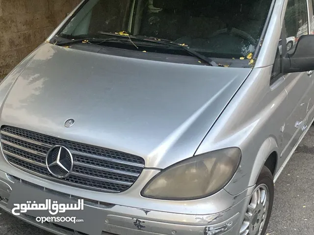 للبيع كاش باص مرسيدس فيتو 2008 ديزل  جير اتوماتيك... مرخص لشهر 3/2026