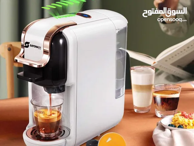ماكينة القهوة الايطاليه الكبسولات سايونا الأصلية ساخن بارد لجميع انواع الكبسولات 7عيارات