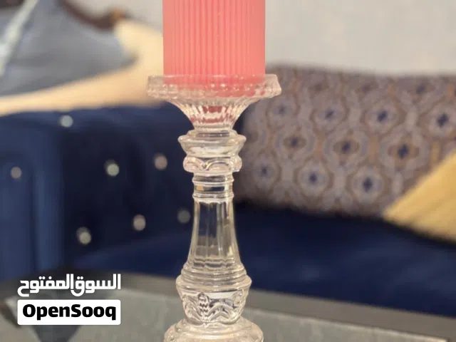 Crystal candle stand