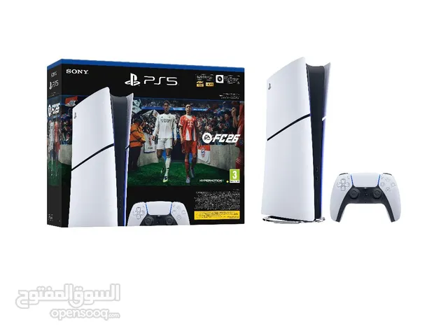 بلاي استشين  5  ديجتال مع لعبه الفيفا fc26 الكرنونه مغلقه لم تفتح نهائيا