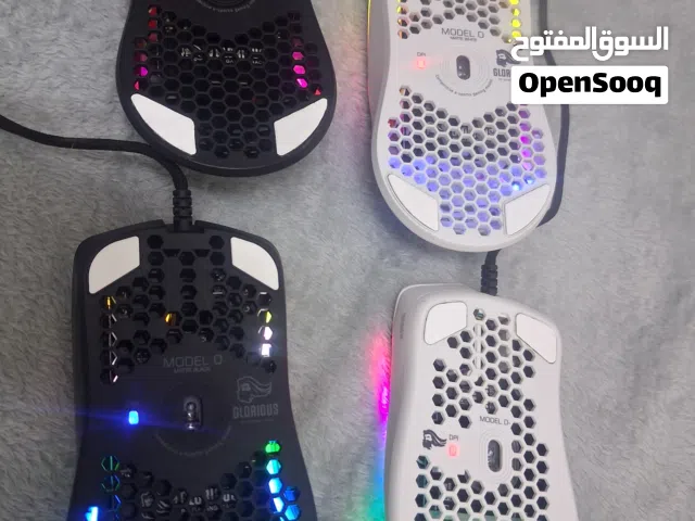 ماوسات للبيع جلوريوس موديل D بحال جيد السعر الواحد 4 دينار