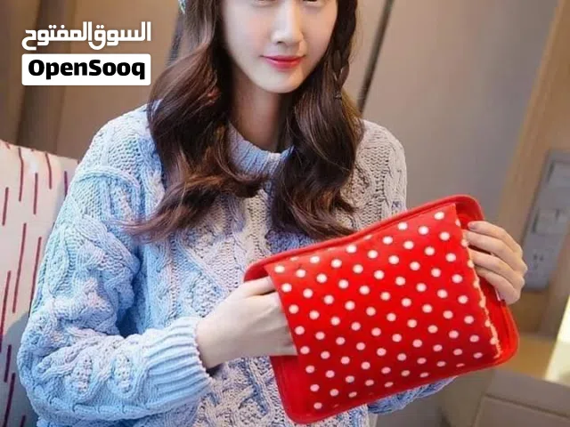 قربه تسخين ماء كهرباء مع كفرموهير فرو طبقتين تسخين الماء خلال دقائق قربة تخفيف الالم و تدفئه  القربه