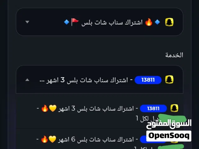 اشتراكات سناب بلس