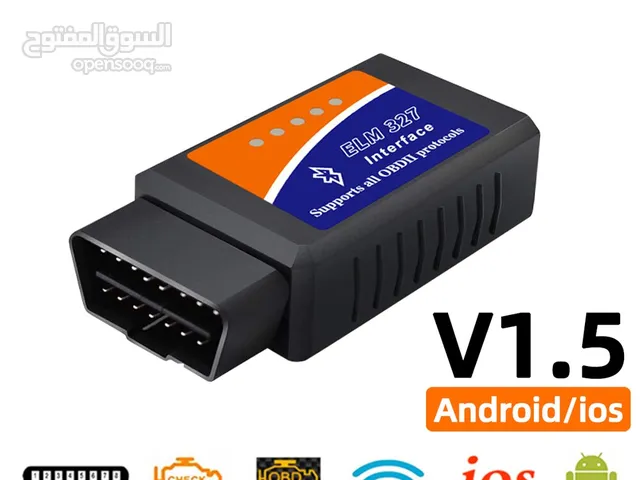 قطعة OBD II V1.5 لفحص السيارات شامل التوصيل