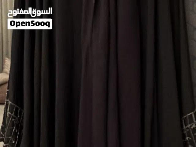 Grey abaya with embroidery