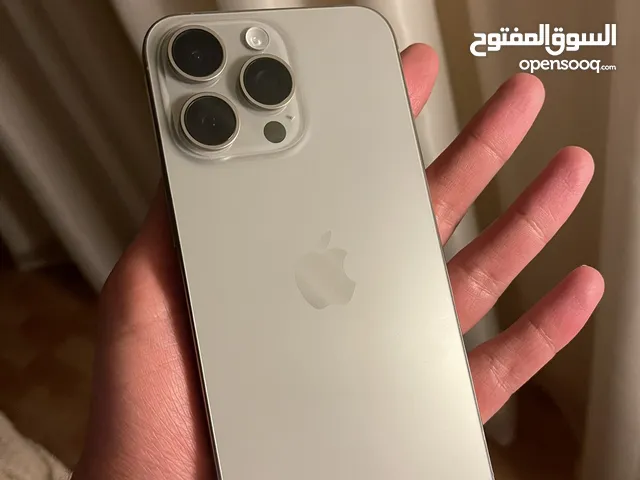 iPhone 15 Pro Max تيتانيوم طبيعي - 512 جيجابايت - نظيف جداً، بحالة ممتازة، استخدام شخصي