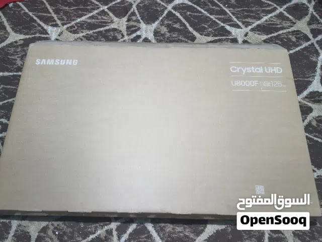 شاشة سامسونج بالكرتونة 50 إنش ولا خدش استعمال بسيط للبيع بسعر 190 دينار